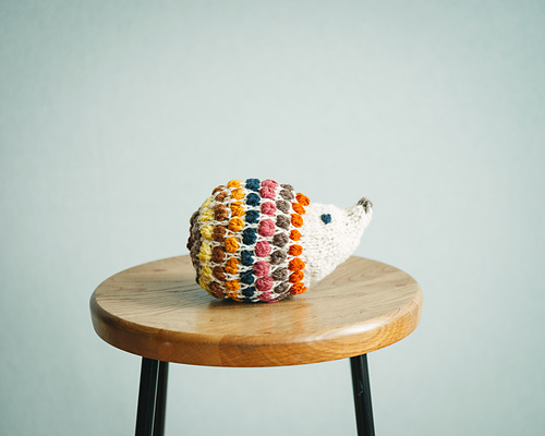 Scrap Yarn Hedgehog