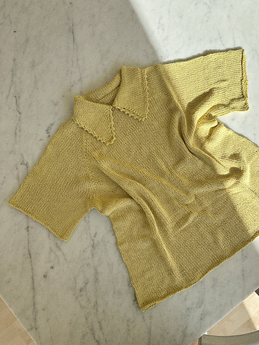 Ravelry: Lace Polo Tee pattern by Spektakelstrik - Mie Firring