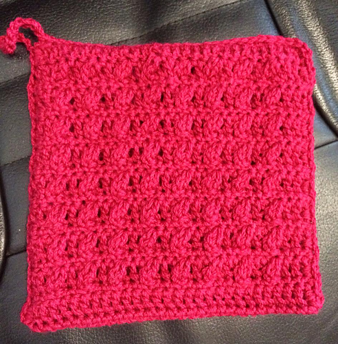 Margaret's Double Cross Stitch Potholder photo 2