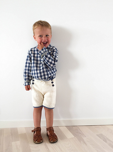 Buttoned up shorts / Shorts med legg - Marianne J. Bjerkman