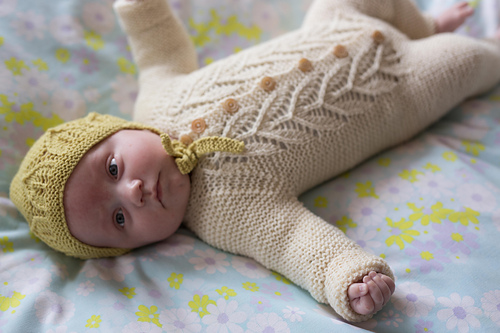 Bladrilledress / Garter leaves suit - Marianne J. Bjerkman