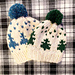 Fair Isle Snowfall Christmas Tree Beanie pattern 