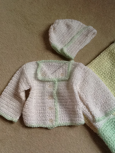 Layette (Sweater & Hat)  #10123 photo 2