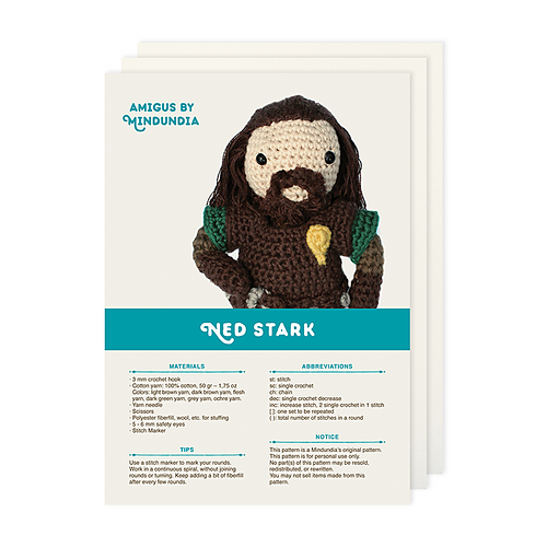 Ravelry: Ned Stark pattern by Anabel Catalan