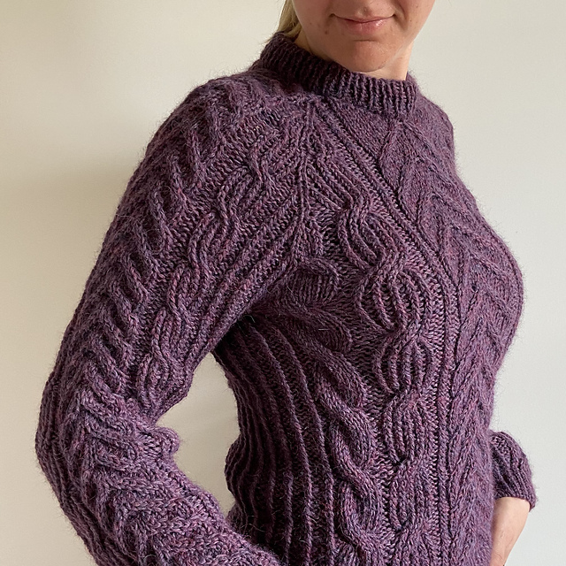 Ravelry Twisted Sweater pattern by MinimaKnit
