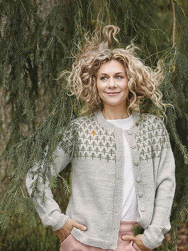 Trær jakke til dame - Sandnesgarn