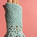 ruffle cuffed crochet fingerless gloves pattern 