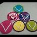 Flip Flop Wine Glass Coaster pattern 