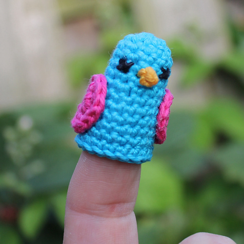 Two Little Dickie Birds - finger puppets photo 4