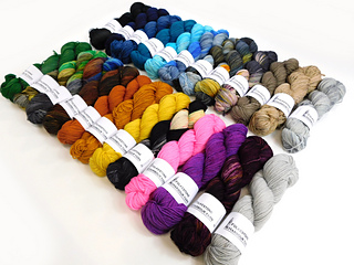 Folkestone Harbour Yarn Merino Blend DK. 
Full range as of March 2025.