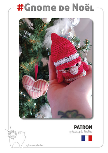 Gnome de Noël au crochet photo 2