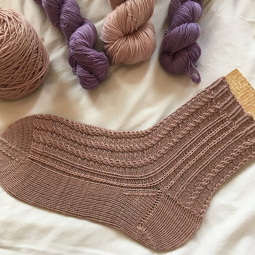 Ravelry LavendelSocken / Lavender Socks pattern by Doris Lindner