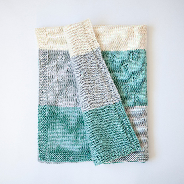 Ravelry Baby Buggy Blanket pattern by The Woven