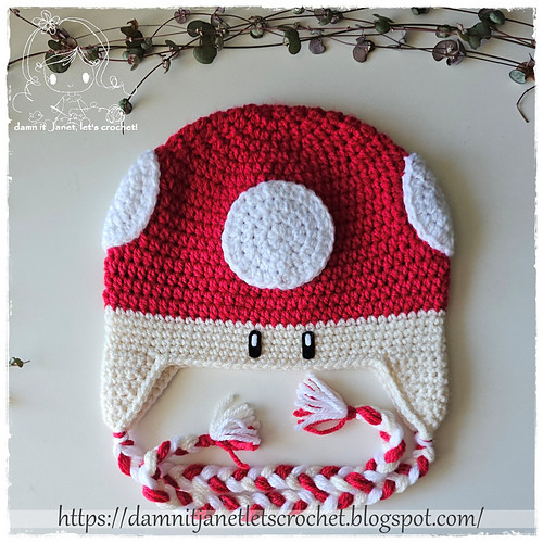 Mario Bros. Mushroom Beanie