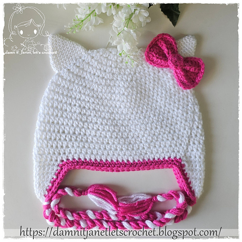 Hello Kitty Earflap Beanie
