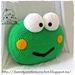 Keroppi the Frog Pillow pattern 