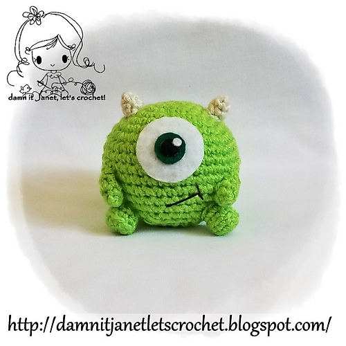 Round Plush Mike Wazowski photo 1