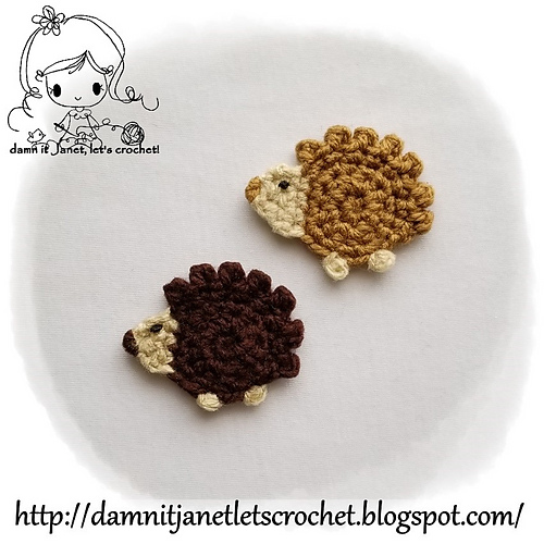 Hedgehog Applique photo 1