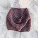 Multi wear Eyelet Cowl pattern 