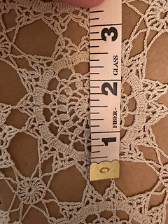Original tablecloth measurements