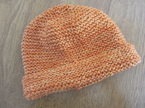 Striped Garter Stitch Hat & Scarf (Adult Hat) photo 2