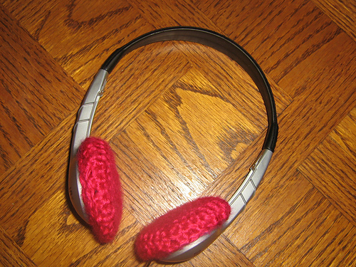 Funky Crochet Headphone Covers photo 2
