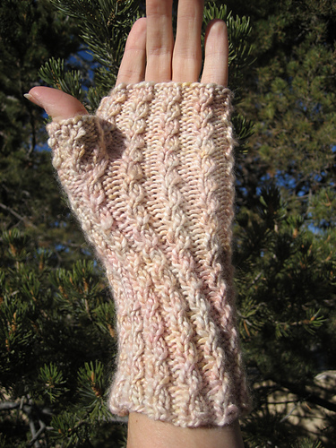 Fire & Ice Fingerless Mitts photo 6