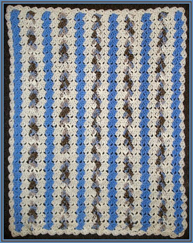 Quick Stripes Baby Afghan photo 3