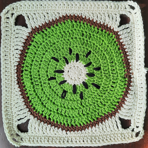 12" Kiwi Granny Square
