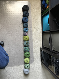 Section 2 color order, dark to light