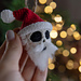 Mr. Nick Bones - Santa Skull pattern 