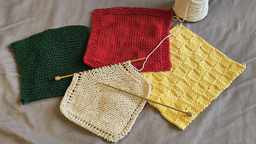Beginner Dishcloths Knits