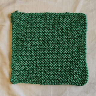Garter Stitch Dishcloth