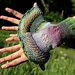 In Bloom fingerless mittens pattern 