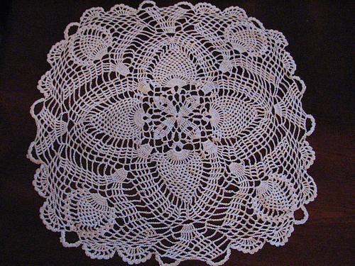 Flowering Pine Doily #D-122 photo 3