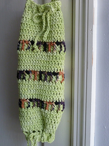 Front Post Stripe Grocery Bag Holder photo 2