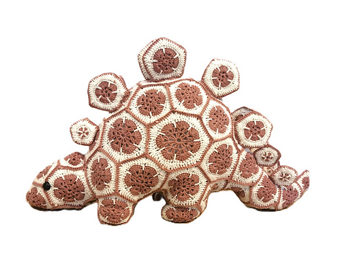 Granny Square Dino, Stegosaurus  Kuscheltier