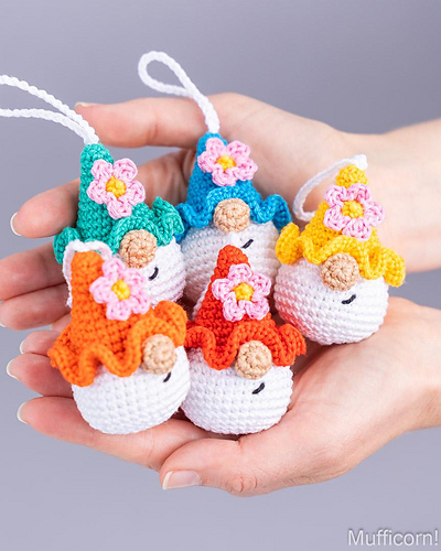Flower gnomes Keychains