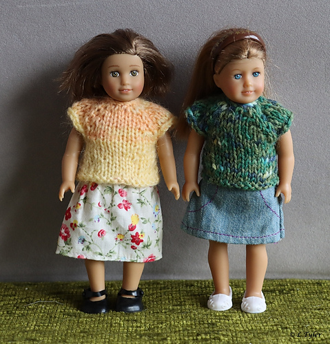 Placket Tee for Mini AG Dolls photo 3