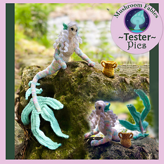 Tester pictures by @plumpypeachNZ © Mushroom Fables Crochet
