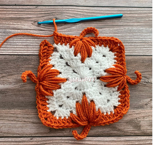 Maple Leaf Granny Square - MUSHYY