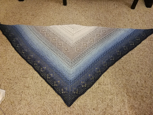 Fields of Whirl Shawl photo 4