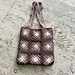 Cinnamon Squares Tote Bag pattern 