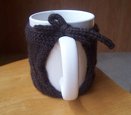 Cabled Mug Cozy photo 3