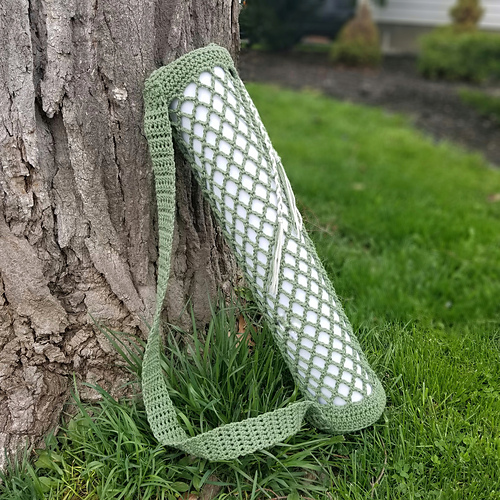 Diamond Mesh Yoga Mat Bag photo 6