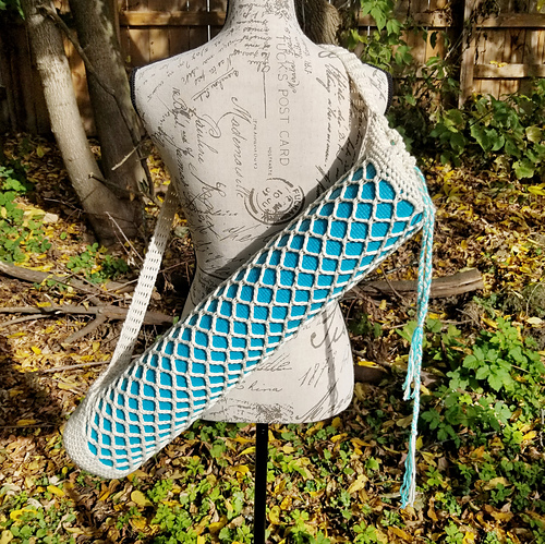 Diamond Mesh Yoga Mat Bag photo 5