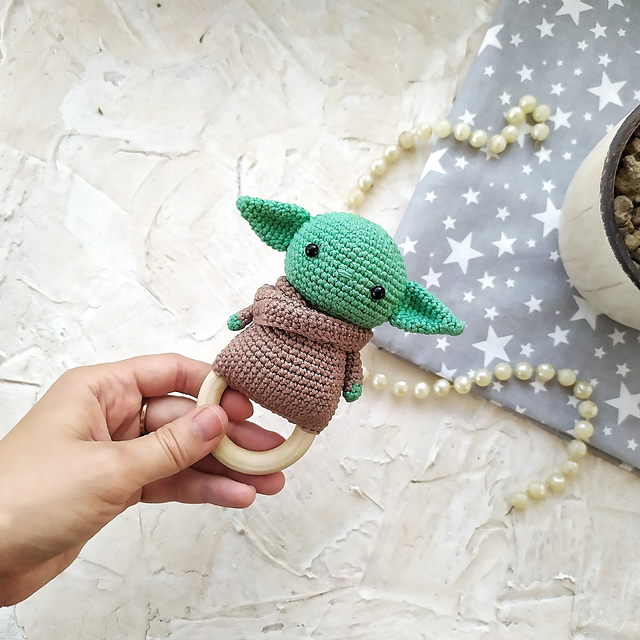 Baby Toy Rattle Star Wars pattern by 
