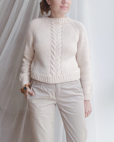 トップス AMERI TWIN YARN CABLE KNIT Ameri（アメリ）の「TWIN YARN CABLE KNIT（ニット/セーター