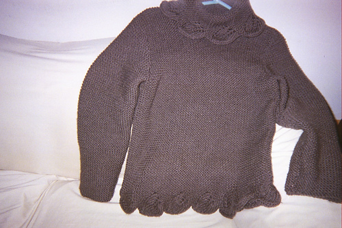 Lace Edged Cowl Pullover photo 4