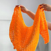 Triangular summer shawl pattern 